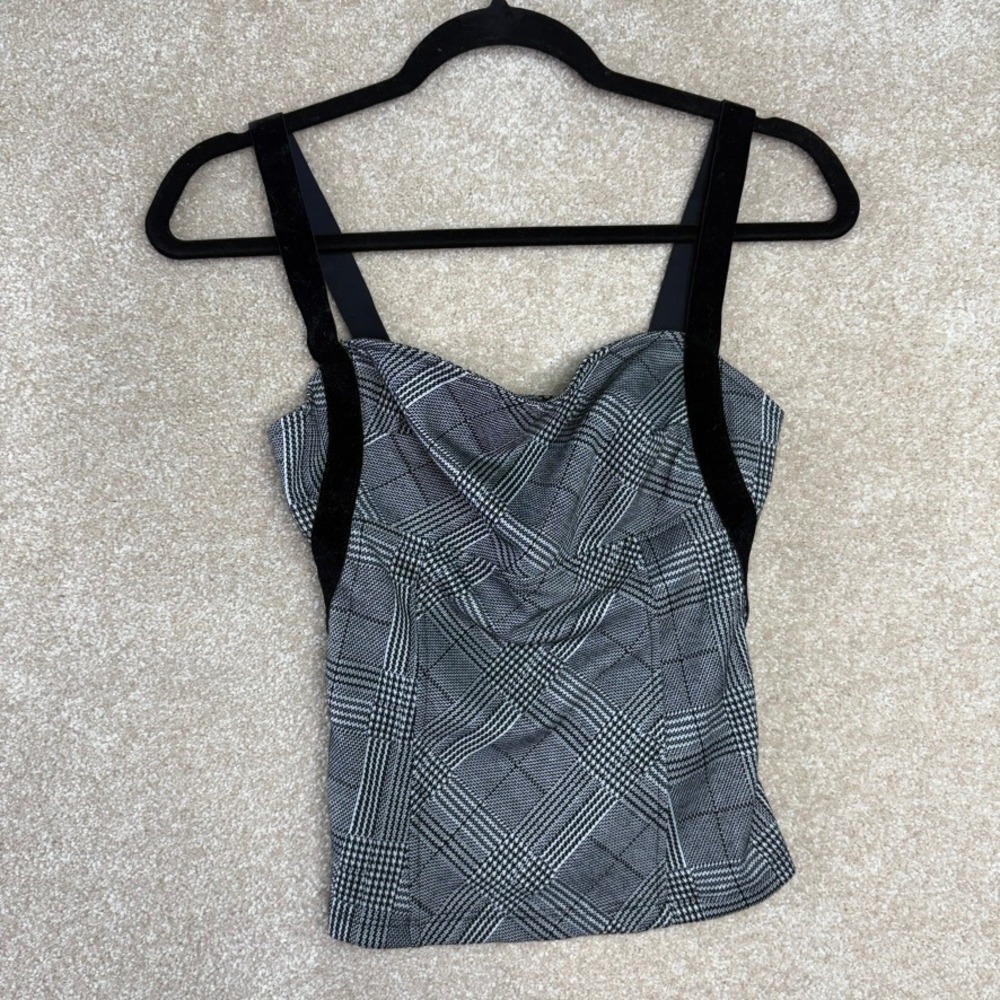 Free People Intimately Tank Top Size XS Fitted‎ Bodycon Velvet
